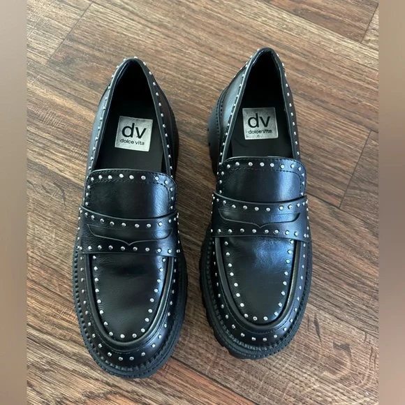 DV Dolce Vita Women's Landun Lug Sole Platform Loafers - Picture 2 of 14